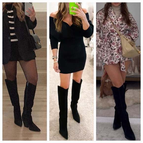 Vince Camuto 🖤 Oyennda Suede Leather Boots - Picture 3 of 15